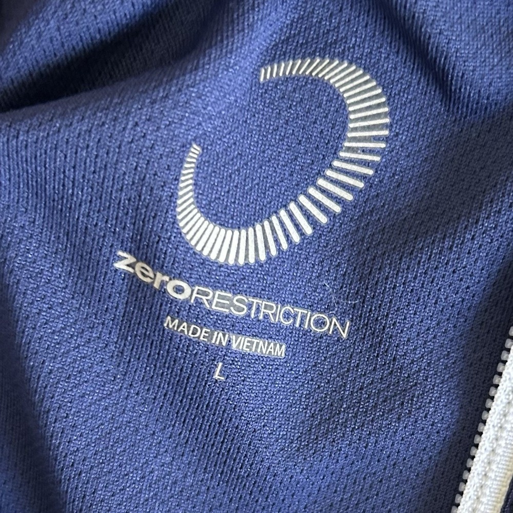Zero Restriction Pullover Men Large Blue Golf Qua… - image 7